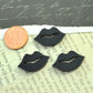 BLACK LIPS 3 Pieces in Laser Cut Acrylic