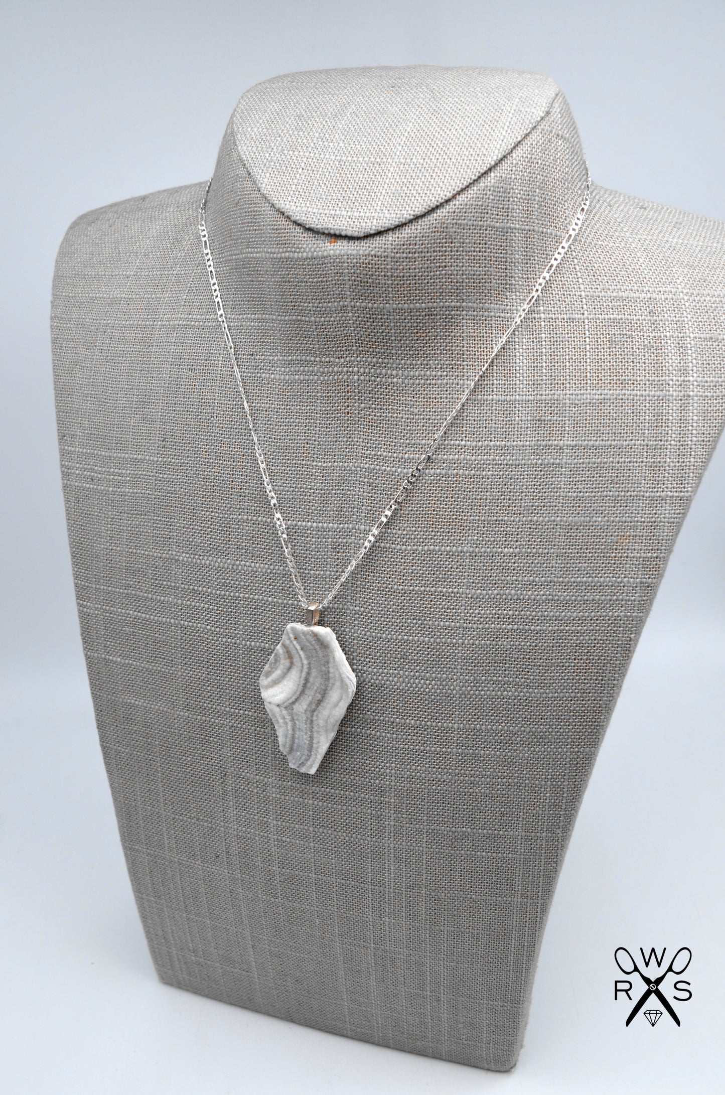 Silver Sands Coffin Necklace 925  Sterling Silver